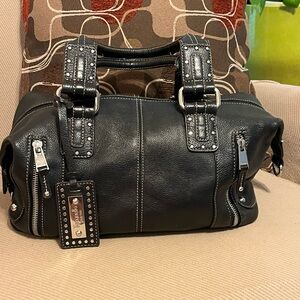 Tignello Leather Satchel